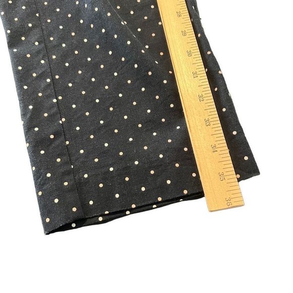 Ann Taylor Factory Navy and White Polka Dot Signature Pants Size 12 - Picture 6 of 9